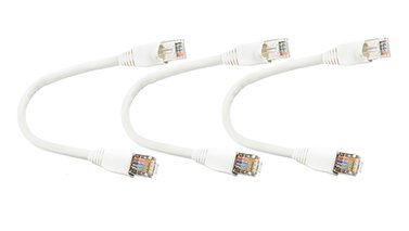 3 cables patch FTP RJ45-RJ45, 20cm