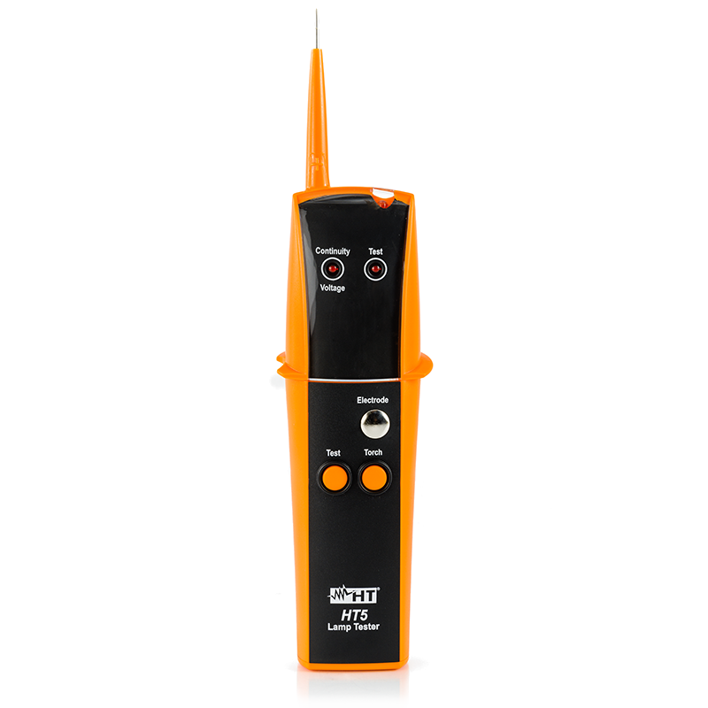 Detector de tensión con prueba de lámparas de gas interno