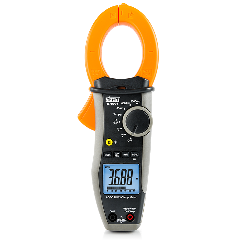 Pinza amperimétrica CC/CA TRMS CAT IV con medida de temperatura